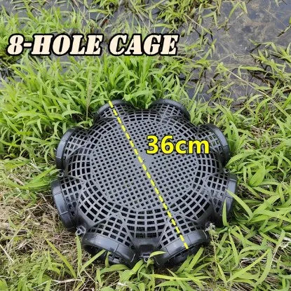 Black Fish Net Cage Fishnet Finless Eel Loach Trap Fishing Pot Durable Plastic Container Mud Cage Container Fishing Traps