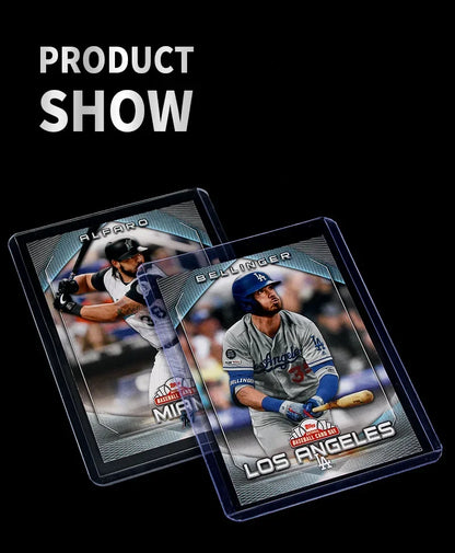 25PCS Toploader Card Sleeve 35PT Top Loader Card Protector for PKM 3” X 4“ Standard Size Rigid Hard Card Holder for MTG TCG Card