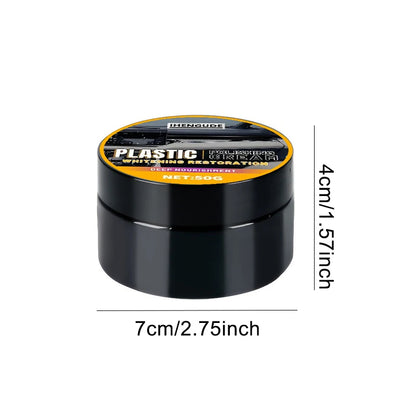 1 Piece of 50g Premium Tire Renewal Wax, Continuous Shine Wheel Polish Restorer, Protective Agent, Can Prevent Car Tires from Aging and Cracking