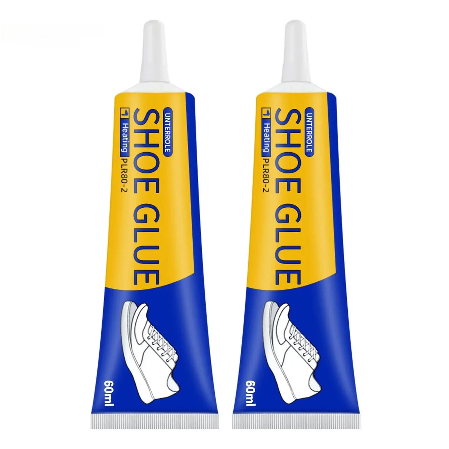 Strong Shoe Glue 60ml, Waterproof Shoe Adhesive Fast Dry for Repair, Sneaker Boot Fix, Transparent Soft Resin DIY Craft Glue
