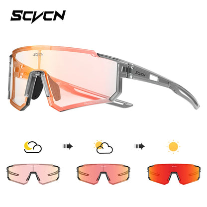 SCVCN Fashion Street Sunglasses for Men Sport Y2K Cycling Glasses MTB Bike Bicycle Camping Golf UV400 Glasses Women Baseball