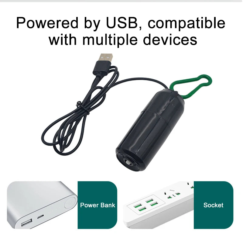 Aquarium USB Air Pump Fish Tank Air Compressor Aquarium Portable Mini Oxygenator Oxygen Aerator Aquarium Accessories 5V