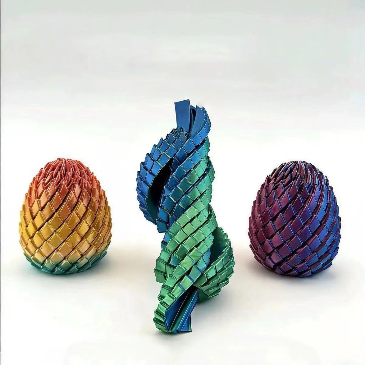 Transformable Slime Ball Creative Twist Finger Decompression New Dragon Egg Rotation Deformation Model Toy