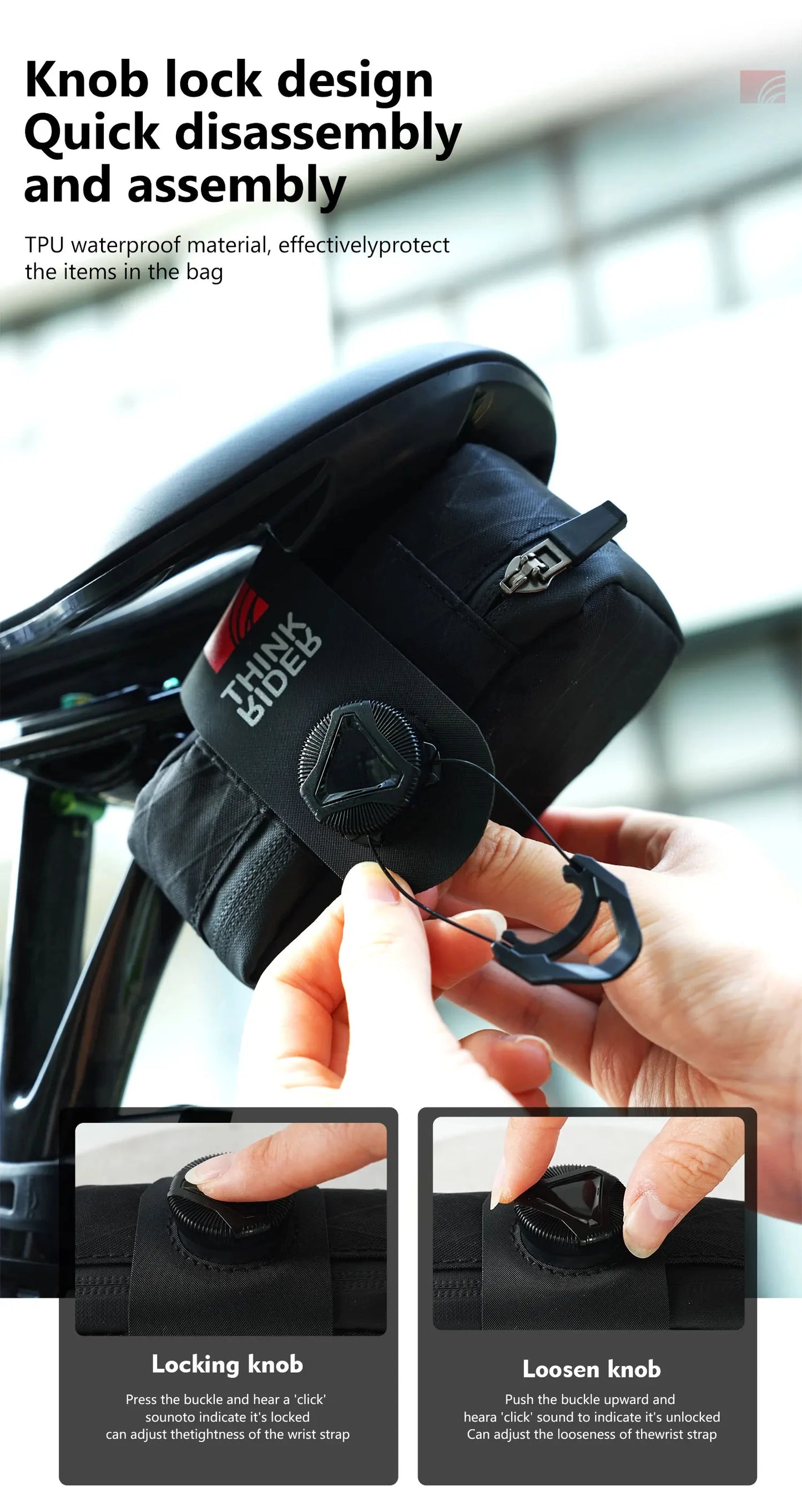 0.5L Mini Reflective Bicycle Saddle Bag Portable MTB Road Bike Tool Kit Repair Cycling Accessories