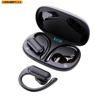 The A520 wireless Bluetooth headphones feature high-quality, high-definition sound, stereo earbuds, sweat-proof touch lights