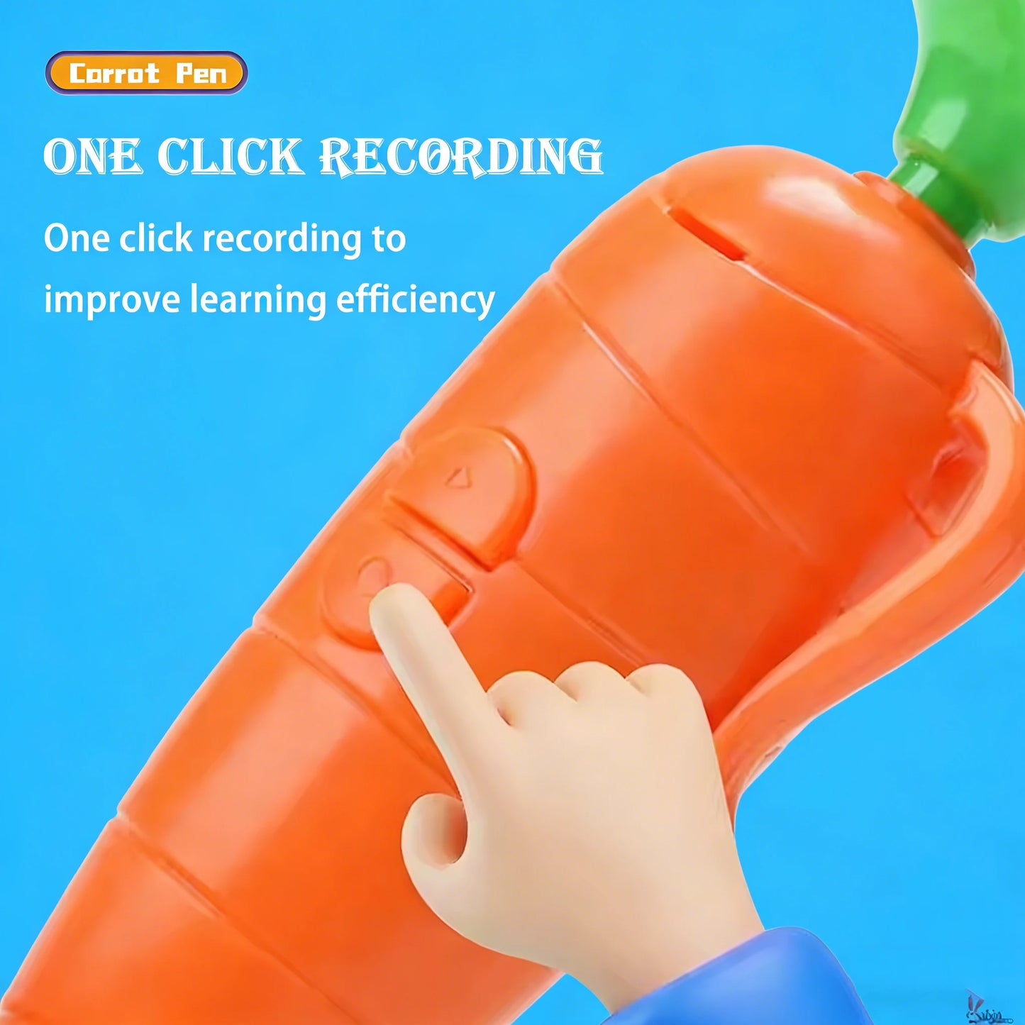Disney Zootopia 2 Carrot Recorder Pen | Judy & Nick Style for Kids | 60s Mini Recorder | 2-in-1 Gel Pen Stationery