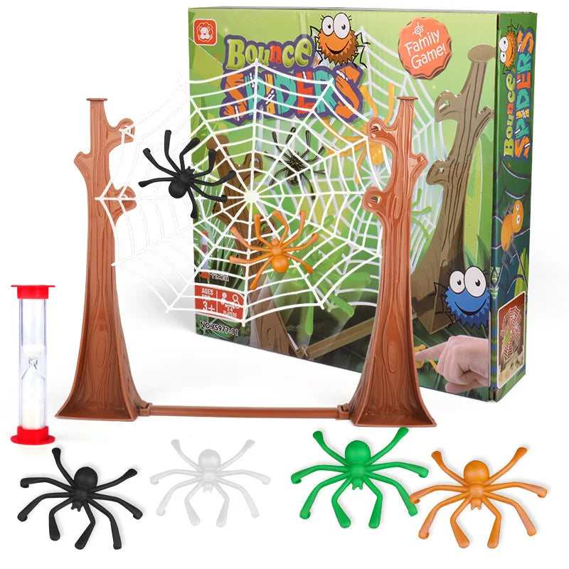 Bouncing Spider Family Party Desktop Board Games Kids Adult Entertainment Game Children's Table Spider Web Birthday Gifts Toy