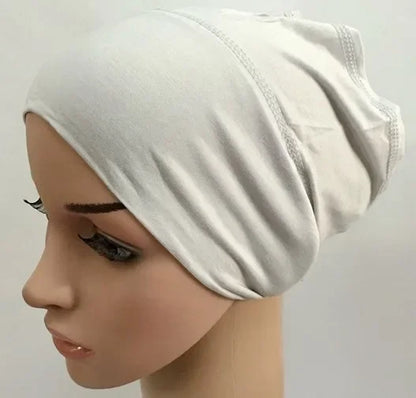 2020 soft modal inner Hijab Caps Muslim stretch Turban cap Islamic Underscarf Bonnet hat female headband tube cap turbante mujer
