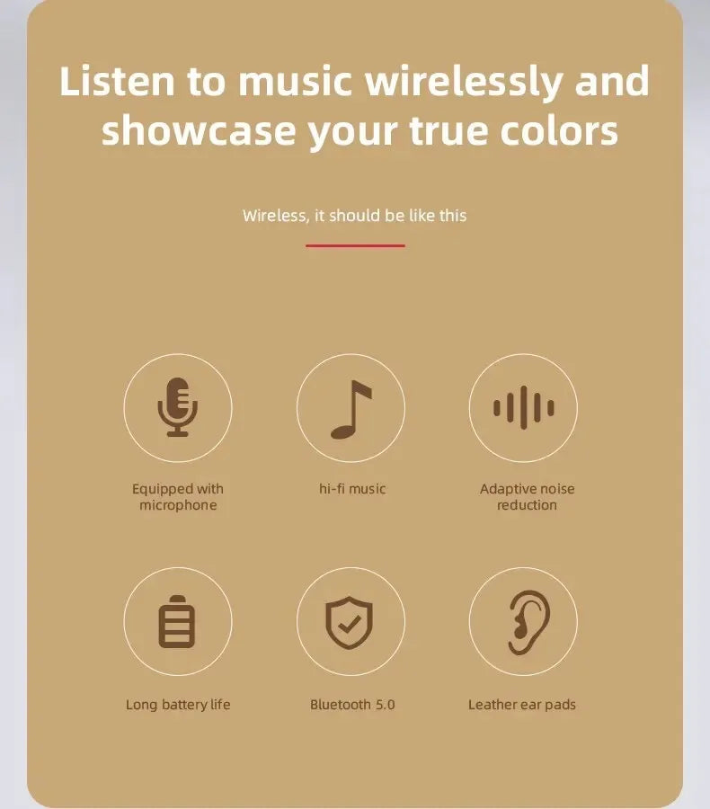 P47 Wireless bluetooth headphone With Mic Headsets Stereo Sound Earphones Sports Gaming Headphones Supports PC Smartphone