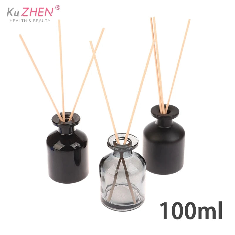 1pc 50/100ml Fragrance Empty Bottles Can Use Rattan Stick Purifying Air Aroma Diffuser Set Essential Oil Bottles For Room Office