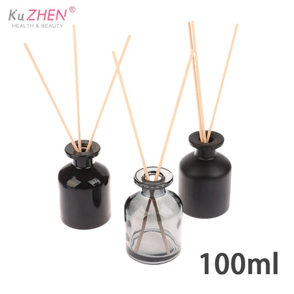1pc 50/100ml Fragrance Empty Bottles Can Use Rattan Stick Purifying Air Aroma Diffuser Set Essential Oil Bottles For Room Office