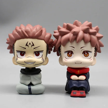 Anime Nanami Kento Ryomen Sukuna Itadori Yuji Action Figures Q Version Jujutsu Kaisen Figurine 10cm PVC Collection Model Toys