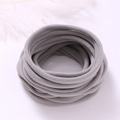 10pcs/lot Nylon Headband Baby Girl Accessories For Children's Hair Elastic Bands For Girls Toddler Headdress Baby Turban