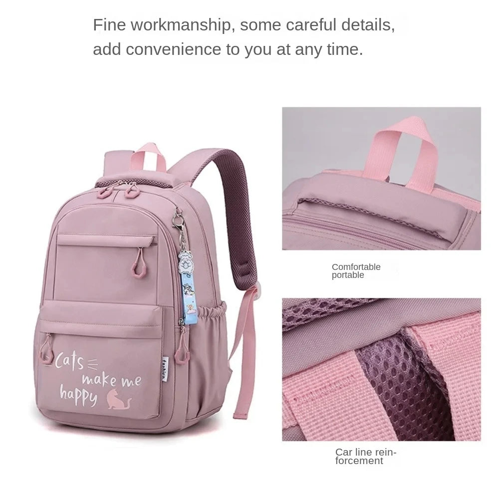 Teenage Girls School Bag Children Backpack Class Child Kids Back Pack Kawaii Bagpack Cute Women Rucksack Female Bolsas Portfolio