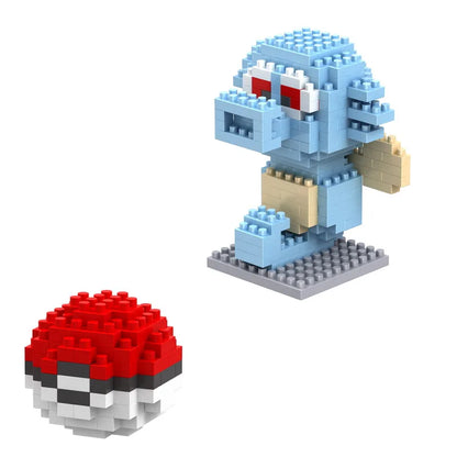 75 Style Building Blocks Assembly Anime Picachu Charizard Doll Blastoise Bulbasaur Gengar Bricks Figures Toy for Kid Gift