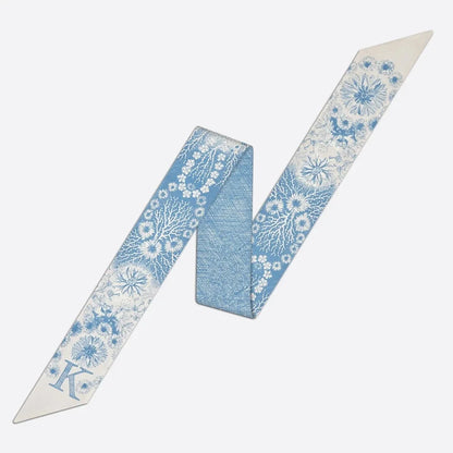 26 Letters Tarot Constellation Bag Scarf Twill Silk Scarves Women New Neckerchief Hair Headbands