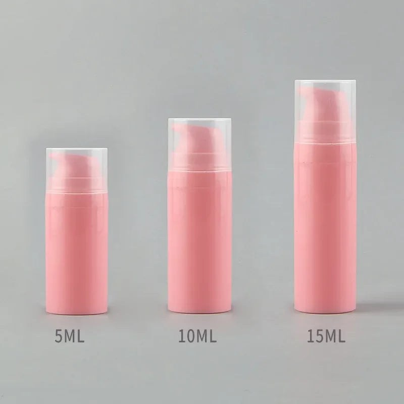 5/10/15/25ml Pp Vacuum Lotion Bottle Empty Cosmetic Container Cream Pump Refillable Bottles Travel Size Airless Liquid Bottle