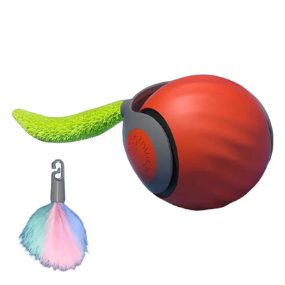 Speedy Tail 2.0 Cat Toys Generation Interactive Toy Ball For Cat 2 Speed Adjustment Automatic Moving Ball with Replacement Tail