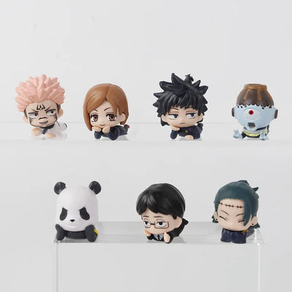 7pcs/set Jujutsu Kaisen Satoru Gojo Itadori Yuji Megumi Kugisaki Sukuna Geto Suguru Anime Figure Toys Cute Doll Collection Model