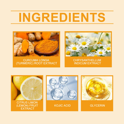 Turmeric Kojic Acid Cleansing Pad Gently Exfoliates Removal Deeply Cleanses Skin Whitens And Lightens Spots Maintains FacialCare