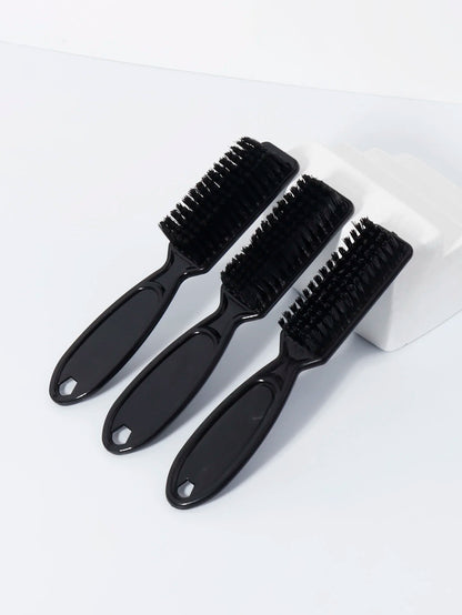 1/2/3pcs beard styling brush professional shaving beard brush hair cutting retro oil head styling carving cleaning brush