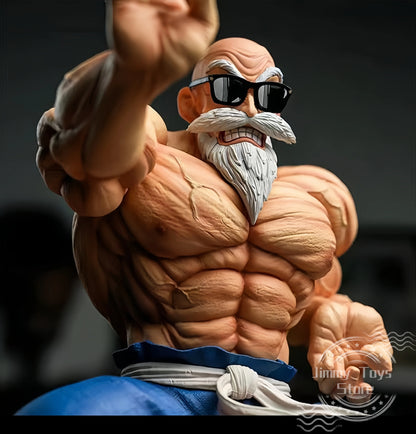 10cm Anime Dragon Ball figure GK Muscle Master Roshi Goku Kame Sennin Figurine PVC Action Figure Model Children Dolls Gift Toys