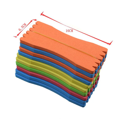 10Pcs Fishing Foam Spools Fishing Line Winding Board Rig Holder Fishing Line Accessories Rig Winders Random Colour