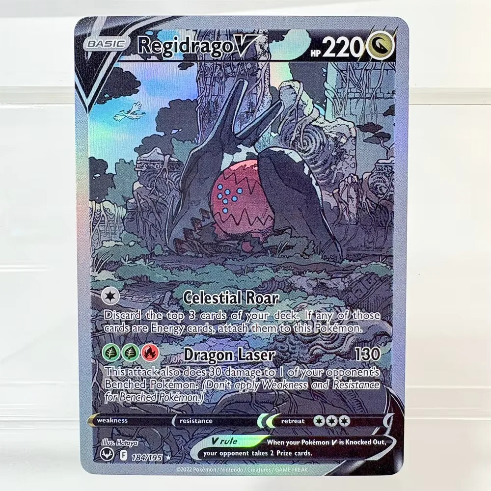 PKM PTCG High Quality Umbreon Vmax Glaceon Vstar Rayquaza Vmax Lono Proxy Foil Cards Game Collection Anime Cards