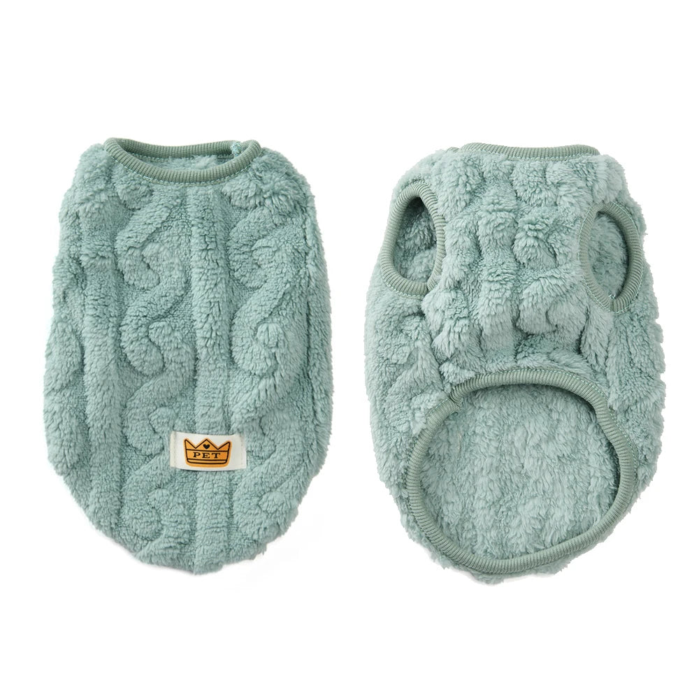Soft Cozy Cat Clothes Autumn Winter Warm Fleece Sweatshirt for Small Dogs Puppy Kitten Jacket Coat Pet Sphynx Costume Sweater