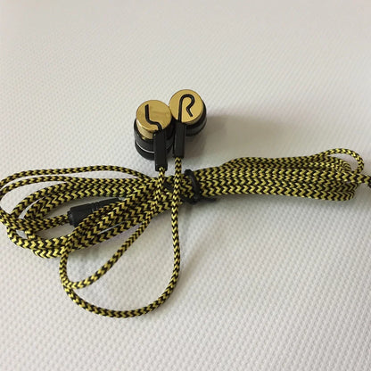 Universal Wired Earphone Noise Reduction In-Ear Stereo Earphones Noodles Style Sport Headset For Samsung Huawei Headphones