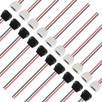 5/10pcs Type-C Female Chassis Connector USB C Female Chassis Direct Crimp Jack Female Charging Port Extension Power Cable