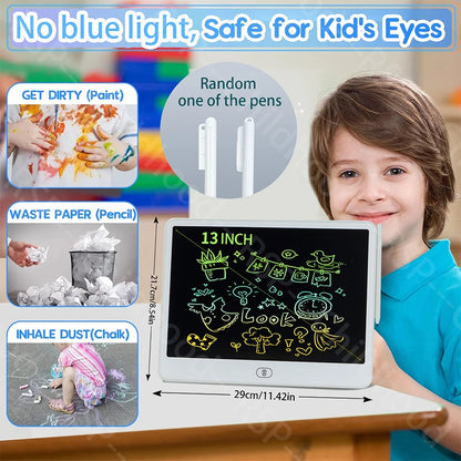 16/13/11 Inch LCD Writing Board Drawing tablet Kids Writing Painting Children Educational Toys for 3 4 5 6 7 8 Years Girls Boys