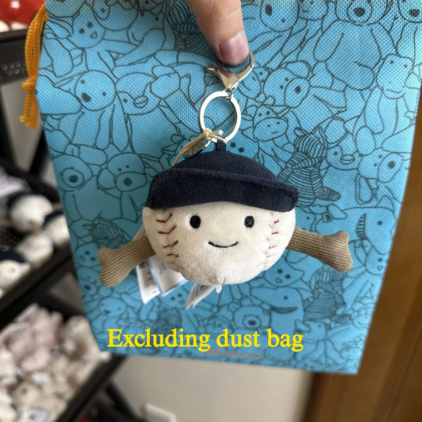 JC Hot Bag Cute Plush Toy label cute girl bag charm plush toy keychain Kawaii plush toy perfect as a birthday  Limited New Gift