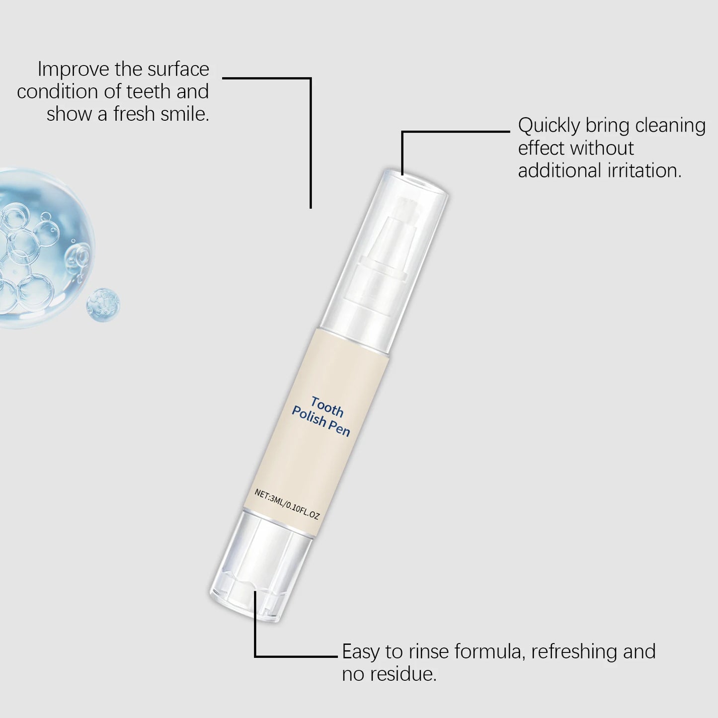 Tooth Polish Pen Dental Whitener Remove Stains Reduce Yellowing Teeth Gums Treatment Fresh Breath Tooth Brightening Serum