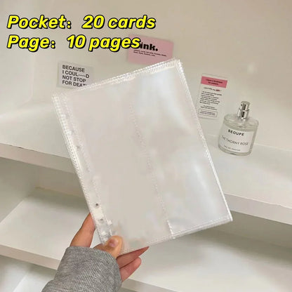 10pcs Photo Album Inner Pages A5 Kpop Binder Photocard Holder Photocard Binder Inlay Idol Card Collect Book Inner Page 포토카드 바인더