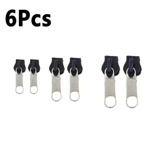 Universal Instant Fix Zipper Pull 3Size Repair Kit Replacement Zip Slider Teeth Rescue New Design Zippers For Sewing Clothes Bag