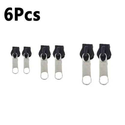 Universal Instant Fix Zipper Pull 3Size Repair Kit Replacement Zip Slider Teeth Rescue New Design Zippers For Sewing Clothes Bag