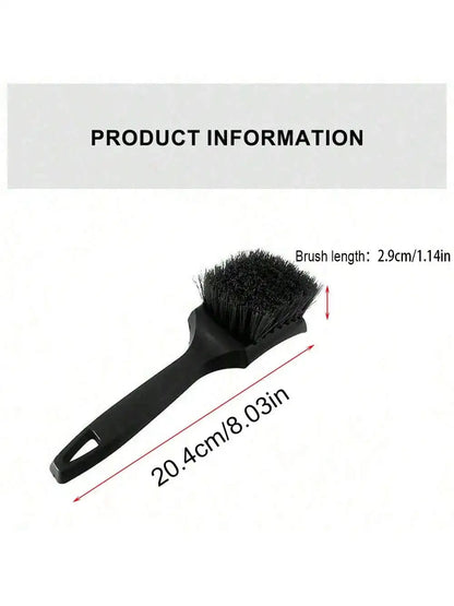 Car Tire Rim Brush Wheel Hub Cleaning Brushes Car Wheels Detailing Cleaning Accessories Black Tire Auto Washing Tool
