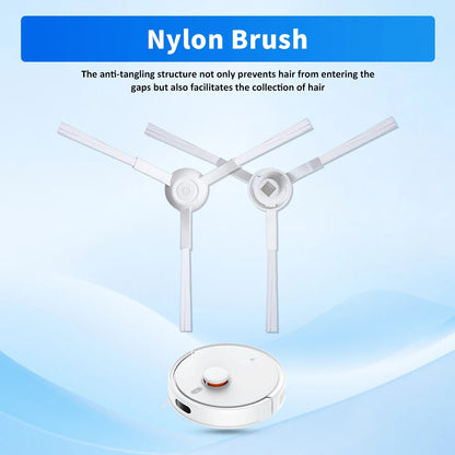 For Xiaomi Side Brush 3C Plus S20 D106 E10C E12 E10 B112 C103 Sweeping Robot Vacuum Cleaner Triangle Side Brush Spare Parts