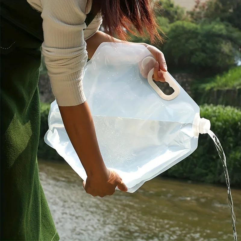 5L/10L Collapsible Water Container Water Storage Jug Bag for Outdoor Camping Hiking Emergency Survival