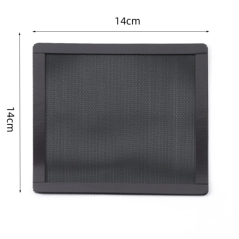 12x12cm 12x24cm Dust Filter For Computer Cooler Fan, Magnetic Frame PC Fan Dust Mesh PC Cooler Filter Dustproof PVC Cover