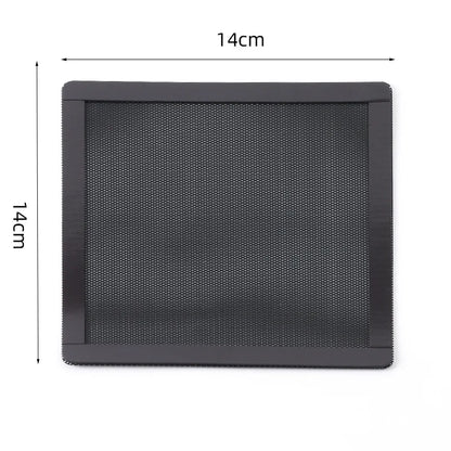 12x12cm 12x24cm Dust Filter For Computer Cooler Fan, Magnetic Frame PC Fan Dust Mesh PC Cooler Filter Dustproof PVC Cover
