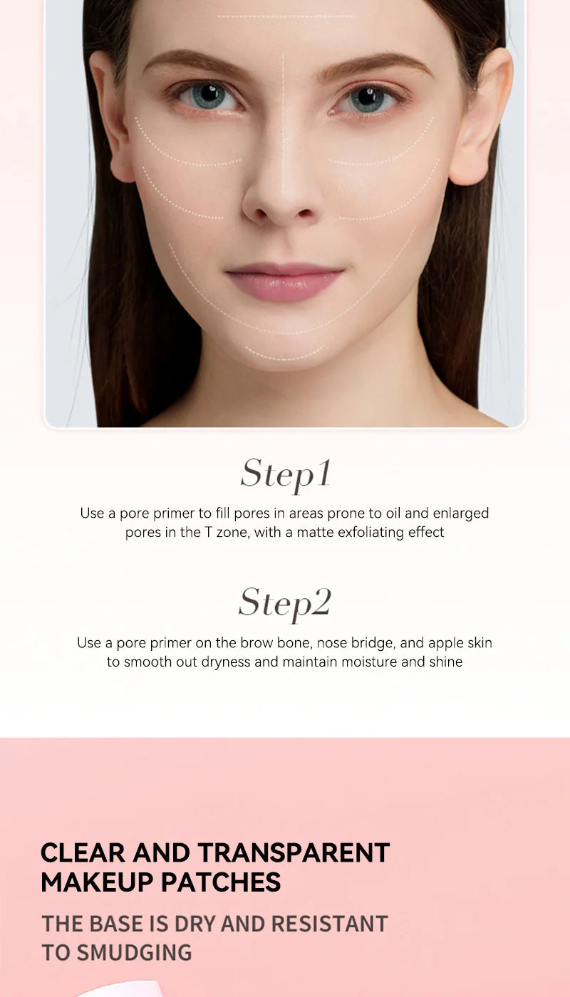 Pre-makeup isolation base stick, less prone to powder sticking, natural makeup effect, matte coverage, and long-lasting makeup