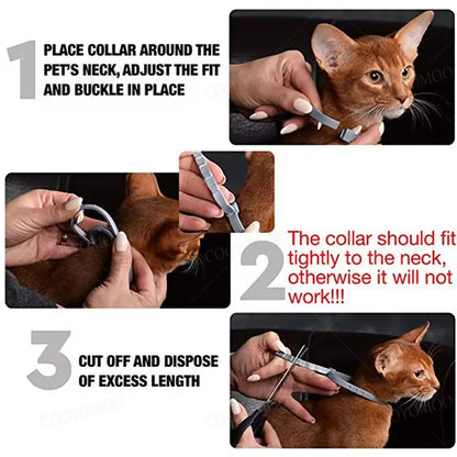 News 38/70CM Cats Dogs Calming Pheromone Collars, Pets Comfortable Adjustable Collar for Puppy Kitten Large Dog Accessories