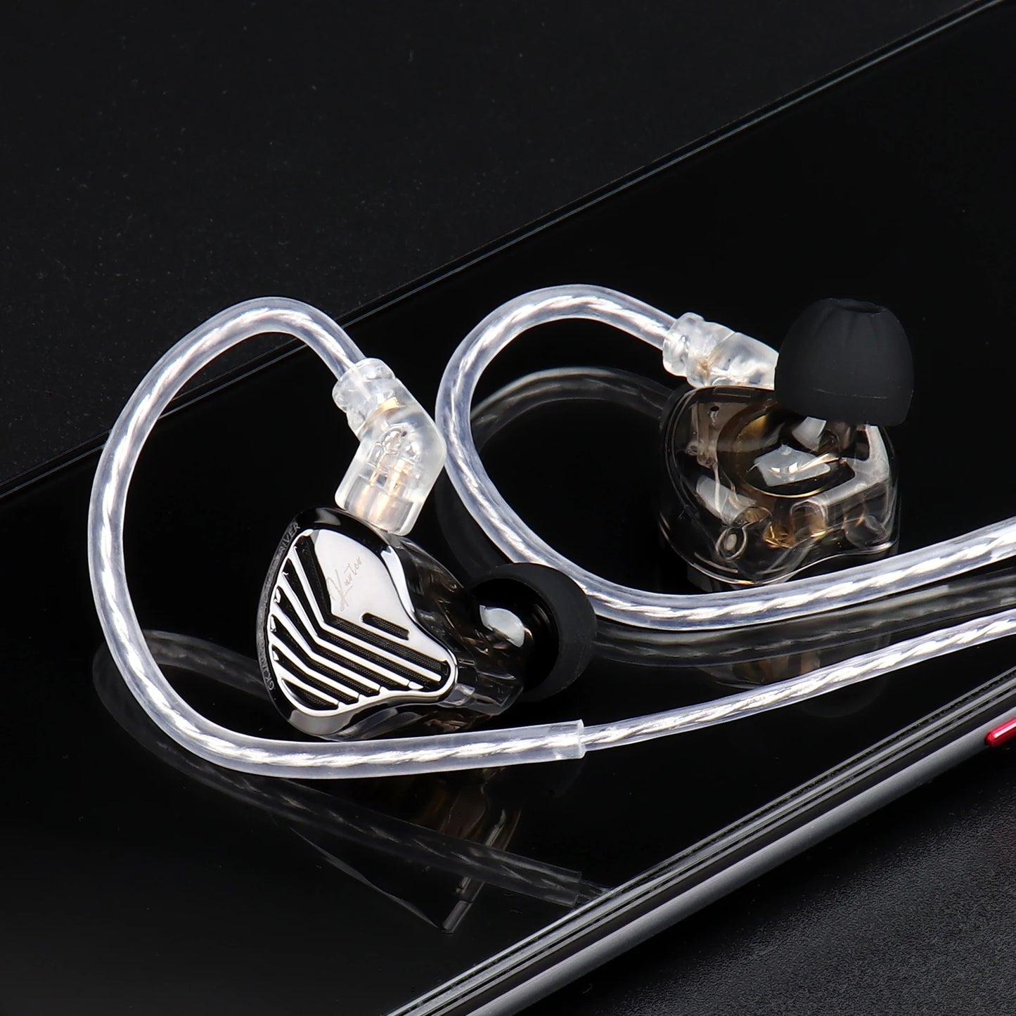 GK KUNTEN Earphones New Generation Dynamic Driver Unite Headests Hifi Music Earbuds DJ Headphones