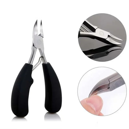 Nail Clippers Professional Hawkbill with Nail Pick Trimmer for Ingrown Toenails Paronychia Cutter for Unisex Home Foot Care Tool