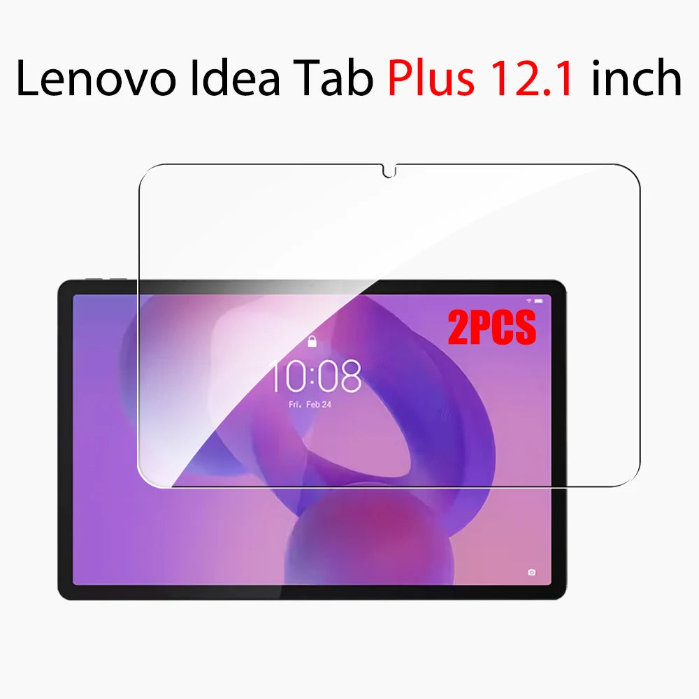 2pcs Tempered Glass Screen Protector For Lenovo Idea Tab Plus Pro 12.7 11 12.1 inch 9H Film