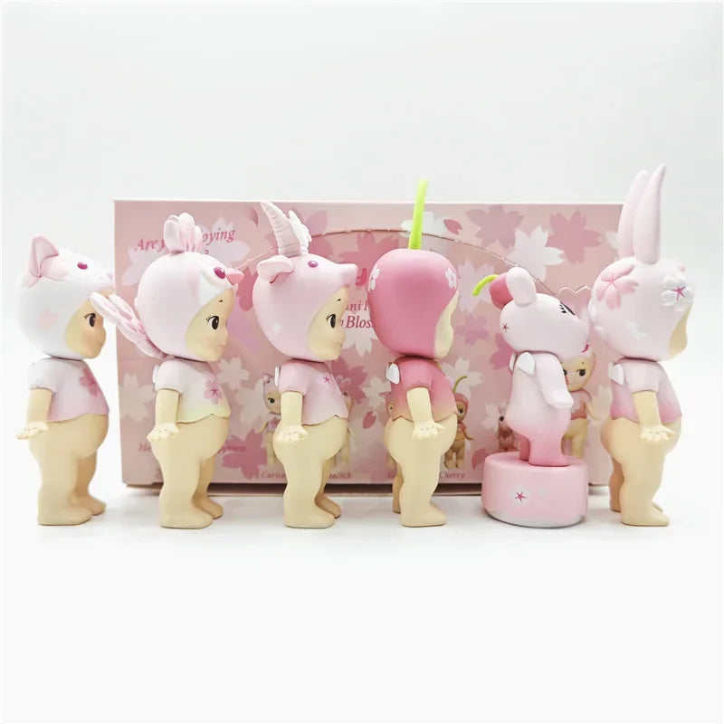Sonny Angel Cherry Blossom Series Pink Blind Box Toys Anime Action Figure Model Original Ornament Children's Birthday Gifts