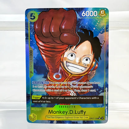 Anime One Piece OPCG Card English Version Shanks/Monkey.D. Luffy/Portgas.D. Ace Game Anime Collection Proxy Cards