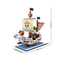 B White Pirate Ship